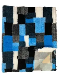 Килимок для собак Vetbed Patchwork синій 80х100 см - мініатюра 3