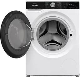 Пральна машина Gorenje фронтальна 10 кг 1400 A+++ 60 см дисплей інвертор пара Wi-Fi підсвітка барабану білий - мініатюра 4