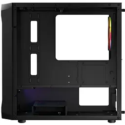 Корпус LogicConcept PORTOS MESH+GLASS ARGB fans 3x120mm BLACK без БЖ mATX - мініатюра 8