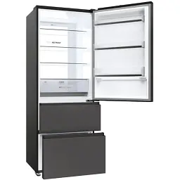 Холодильник Haier Haier багатодверний 190.5x70х64.8 холод. відд. 354 л мороз. відд. 174 л 3дв. А+ NF інв. дисплей зона нульова чорний - мініатюра 6