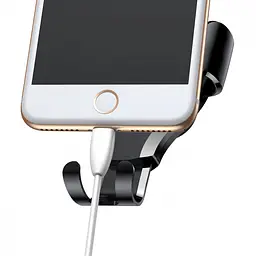 Тримач в машину Baseus Osculum Type Gravity Car Mount black (21743 black) - мініатюра 5