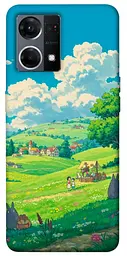 Чохол Demsky Miyazaki landscape для Oppo Reno 7 4G