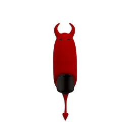 Віброкуля Adrien Lastic Pocket Vibe Devol з хвостиком і ріжками - мініатюра 1