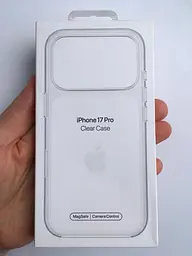 Оригинальный прозрачный чехол для Apple Iphone 17 Pro Clear Case with MagSafe MGFT4ZM/A противоударный - миниатюра 2