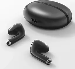 Бездротові навушники Bluetooth Haylou X1, BT5.3, ENC, IPX4, 6h, TWS Earbuds black 2024 UA UCRF - мініатюра 6
