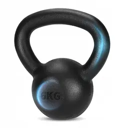 Гиря металева 4FIZJO 6 кг Black (P-5907739319814) - мініатюра 4