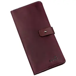 Кошелек женский из винтажной кожи SHVIGEL 16205 бордовый