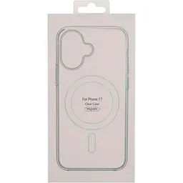 Чохол Clear Case with MagSafe для Apple iPhone 17 Transparent AAA [143978] - мініатюра 5