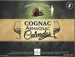 Шоколадные конфеты с алкоголем Abtey Prestige Edition Cognac Armagnac Calvados 200г