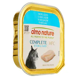 Вологий корм для котів Almo Nature HFC Cat Complete Sterilised тріска 85 г - мініатюра 2