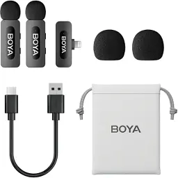 Мікрофон Boya BY-V2 Lightning Black (BY-V2) - мініатюра 2