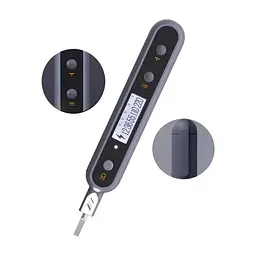 Викрутка-тестер напруги Xiaomi JIMIHOME Digital Display Electric Test Pen Black (JM-G27004) - мініатюра 3