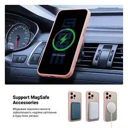 Чохол ArmorStandart Uniq Magsafe для Apple iPhone 13 Pro Max Pink - мініатюра 4