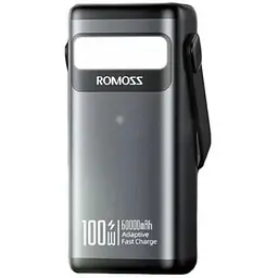 Зовнішній акумулятор Romoss PMT60 60000mAh 100W PMT60-1D2-2133H - мініатюра 3