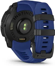 Смарт-годинник Garmin Instinct 3 45mm AMOLED Black with Blue Band (010-02936-03) - мініатюра 6
