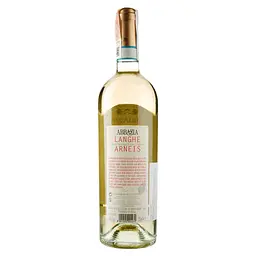 Вино Abbazia Arneis Langhe, біле, сухе, 13,5%, 0,75 л - мініатюра 2