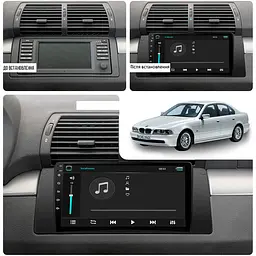 Штатна автомагнітола 9" з Android 12 та CarPlay XPRO E39-E53-X5 4+32GB (41976-BMW_5754) - мініатюра 2