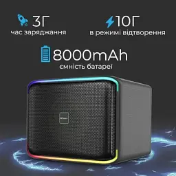 Акустична система HiFuture Event Horizon 100W RGB Black (event horizon.black) - мініатюра 3