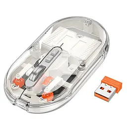 Мишка Hoco General dual-mode silent wireless mouse GM35 (battery version) |2.4G+BT, 800-1200-1600DPI