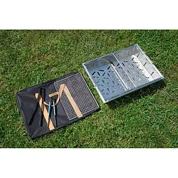 Гриль портативний Naturehike Picnic BBQ Grill NH20CJ006 р-р L сталь - мініатюра 10