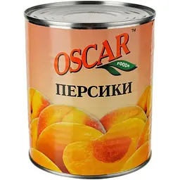Персики половинки в сиропі Oscar 850 г