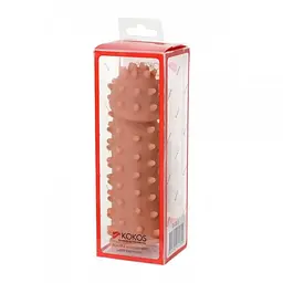 Насадка на пеніс Kokos Extreme Sleeve ES-03, 12.7 см (тілесний) - мініатюра 2