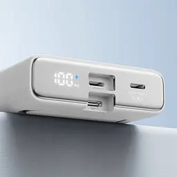 УМБ Joyroom Magnetic Wireless 10000mAh JR-PBM01 20W QC, USB-C In/Out White - мініатюра 6