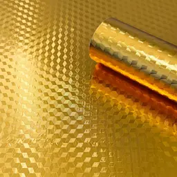 Самоклеюча плівка Sticker Wall 3д куби золото 0.40х10м SW-00000792