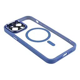 Чохол Creative TPU PC Metal Calais MagSafe Apple iPhone 15 Pro Max Light Blue - мініатюра 3