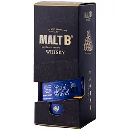 Віскі Malt B French 41% 0.7 л у подарунковій упаковці (8425027004114) - мініатюра 3
