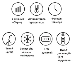 Обігрівач масляний Trotec TRH 25 E 2500W Black (1410000720) - мініатюра 12