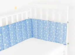 Бортики в дитяче ліжечко 30x120 BLUE STARFALL COSAS (4822052276884) - мініатюра 2