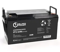 Акумуляторна батарея AGM EUROPOWER EP-12100M8 12 В 100 А·год - мініатюра 1