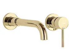 Змішувач для умивальника Rea Lungo Long + Box прихованого монтажу gold REA-B0370, Золотий