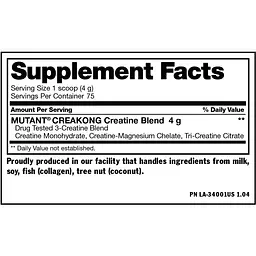 Креатин Mutant Creakong 1000 г - мініатюра 2