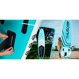 Надувна дошка SUP THUNDER Coast 320 см з веслом Mint - мініатюра 12