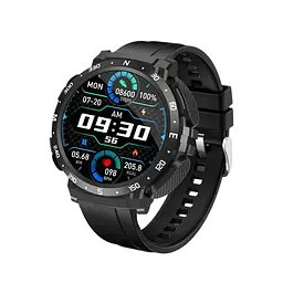 Смарт-годинник з навушниками Lemfo Q10 Black (18754-hbr)