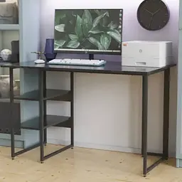 Комп'ютерний стіл Кевін 75x120x60 чорний ДСП Сосна Кембра 16мм FRD-103803