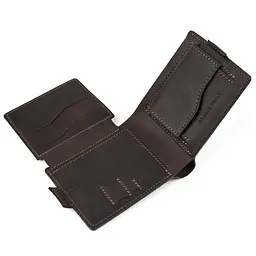 Шкіряний гаманець Grande Pelle 11х9х2 см acs0029306 - мініатюра 3