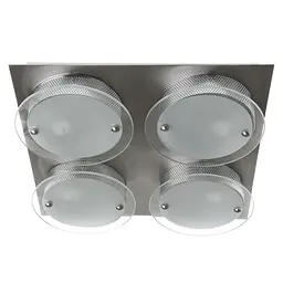 Світильник настінно-стельовий накладний Brille BR-01 208/4C
