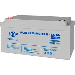 Акумулятор LogicPower AGM-MG 12V/65Ah/780Wh [3872] [109364]