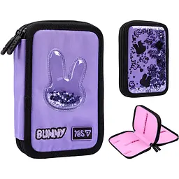 Пенал твердий Yes подвійний HP-01 Shiny Bunny (533708) - мініатюра 2