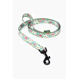 Повідець ТМ HIDOG "Flawers mint green" , ширина 20 мм (довжина 152 см) (2100102374011A)(SN)