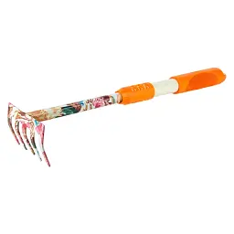 Граблі Flora 5-ти зубні, orange, TPR (5043024)
