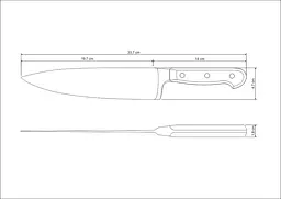 Ніж кухарський TRAMONTINA CENTURY, 203 мм (508392) - мініатюра 4