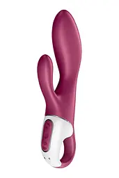 Вібратор-кролик Satisfyer Heated Affair, 20х3.5 см бордовий - мініатюра 3