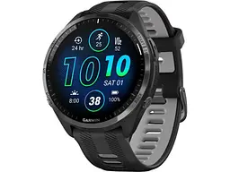 Смарт-годинник Garmin Forerunner 965 Carbon Gray Titanium Bezel w. Blk Case and Blk/Powder Gray S. Band (010-02809-00/10)
