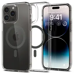 Чохол до мобільного телефона Spigen Apple Iphone 14 Pro Ultra Hybrid MagFit, Graphite (ACS04970) - мініатюра 2