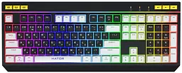Клавіатура HATOR Icefall Black White (HTK400UA)