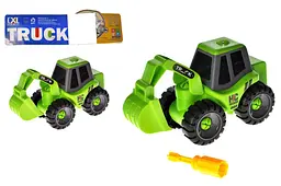 Іграшковий екскаватор конструктор болтовий CXL500-102 у пакеті р.25x8,5x20 см YG Toys